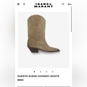 Isabel Marant Duerto Boot Taupe NWT